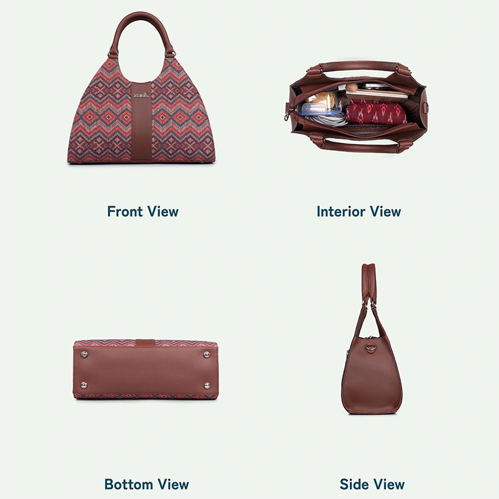 Zouk Konkona Statement Satchel Bag Buy Zouk Konkona Statement Satchel Bag in bulk for Corporate Gifting | Corporate Gyft