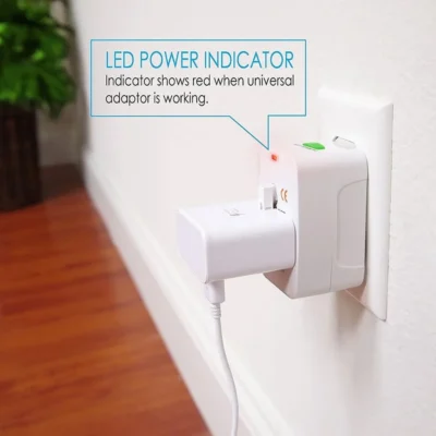 Buy Nova Global Multi Plug Travel Adapter in bulk for Corporate Gifting | Corporate Gyft