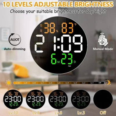 Buy Omega Multifunction Digital Wall Clock in bulk for Corporate Gifting | Corporate Gyft