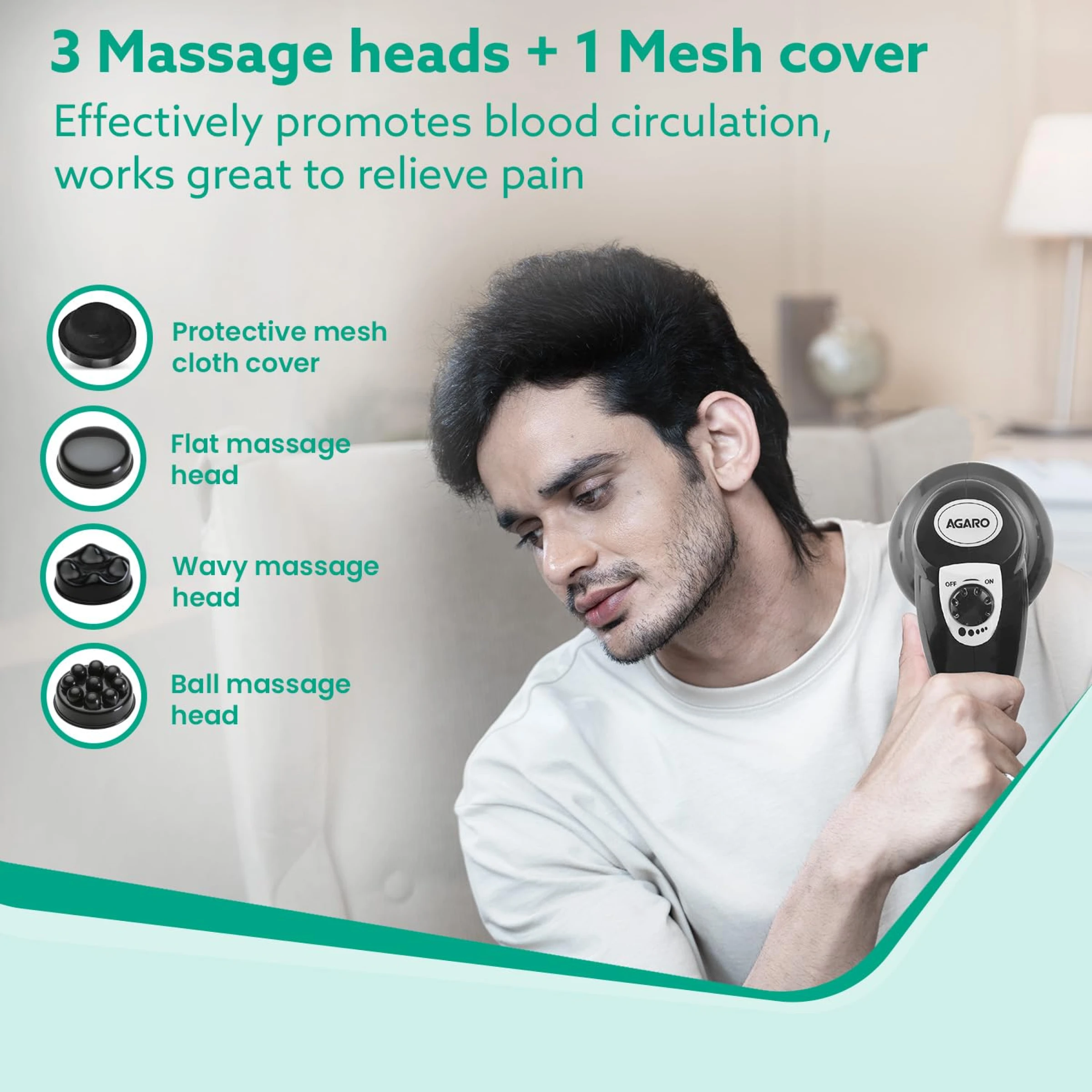 Agaro Atom Electric Full Body Massager Buy Agaro Atom Electric Full Body Massager in bulk for Corporate Gifting | Corporate Gyft