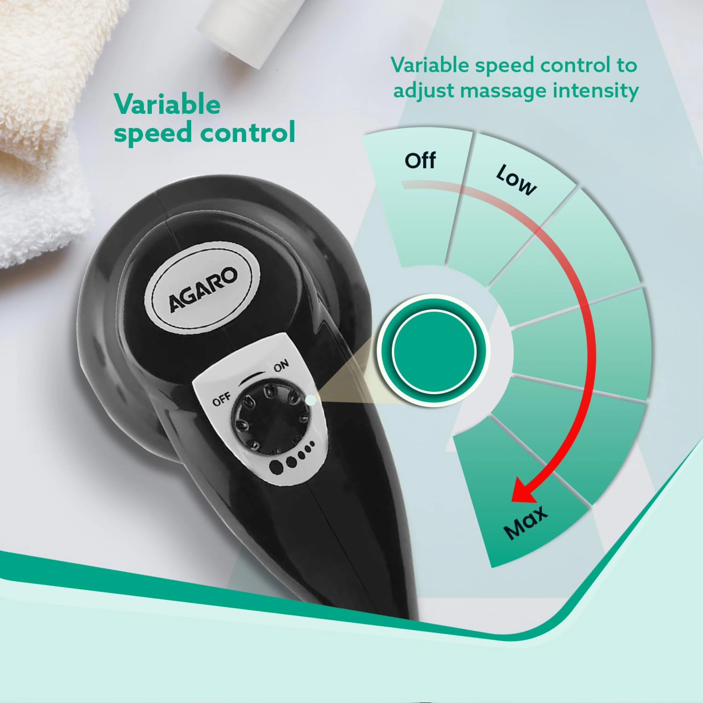 Agaro Atom Electric Full Body Massager Buy Agaro Atom Electric Full Body Massager in bulk for Corporate Gifting | Corporate Gyft