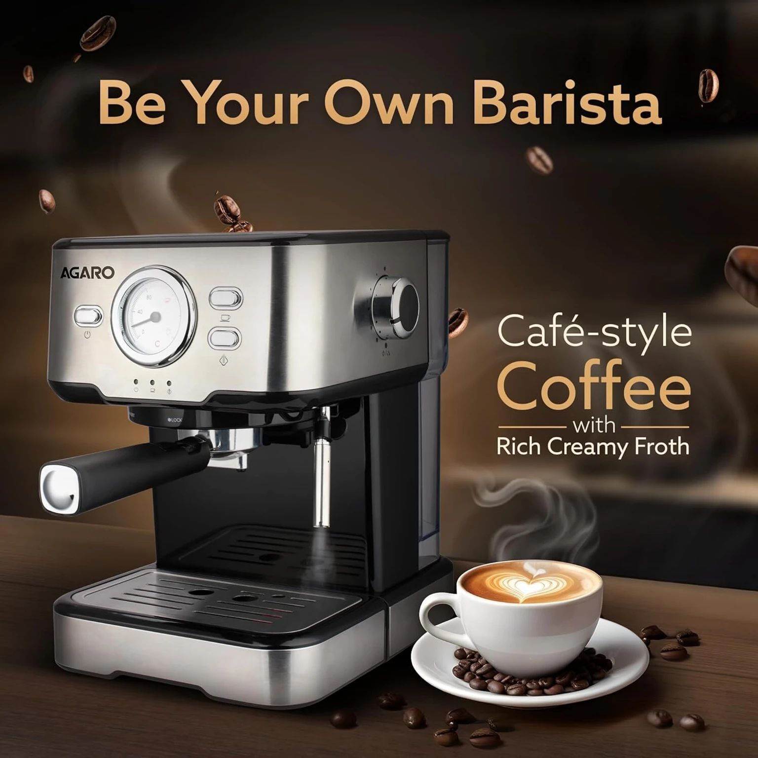 Agaro Imperial Espresso Coffee Maker Buy Agaro Imperial Espresso Coffee Maker in bulk for Corporate Gifting | Corporate Gyft