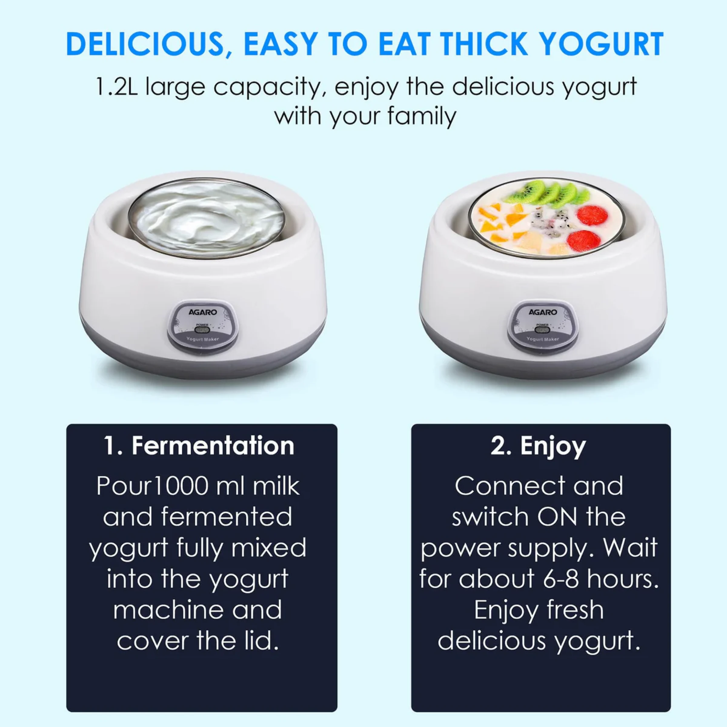 Agaro Classic Yogurt Maker Buy Agaro Classic Yogurt Maker in bulk for Corporate Gifting | Corporate Gyft