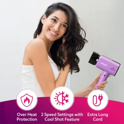 Buy Agaro Portable Hair Dryer in bulk for Corporate Gifting | Corporate Gyft