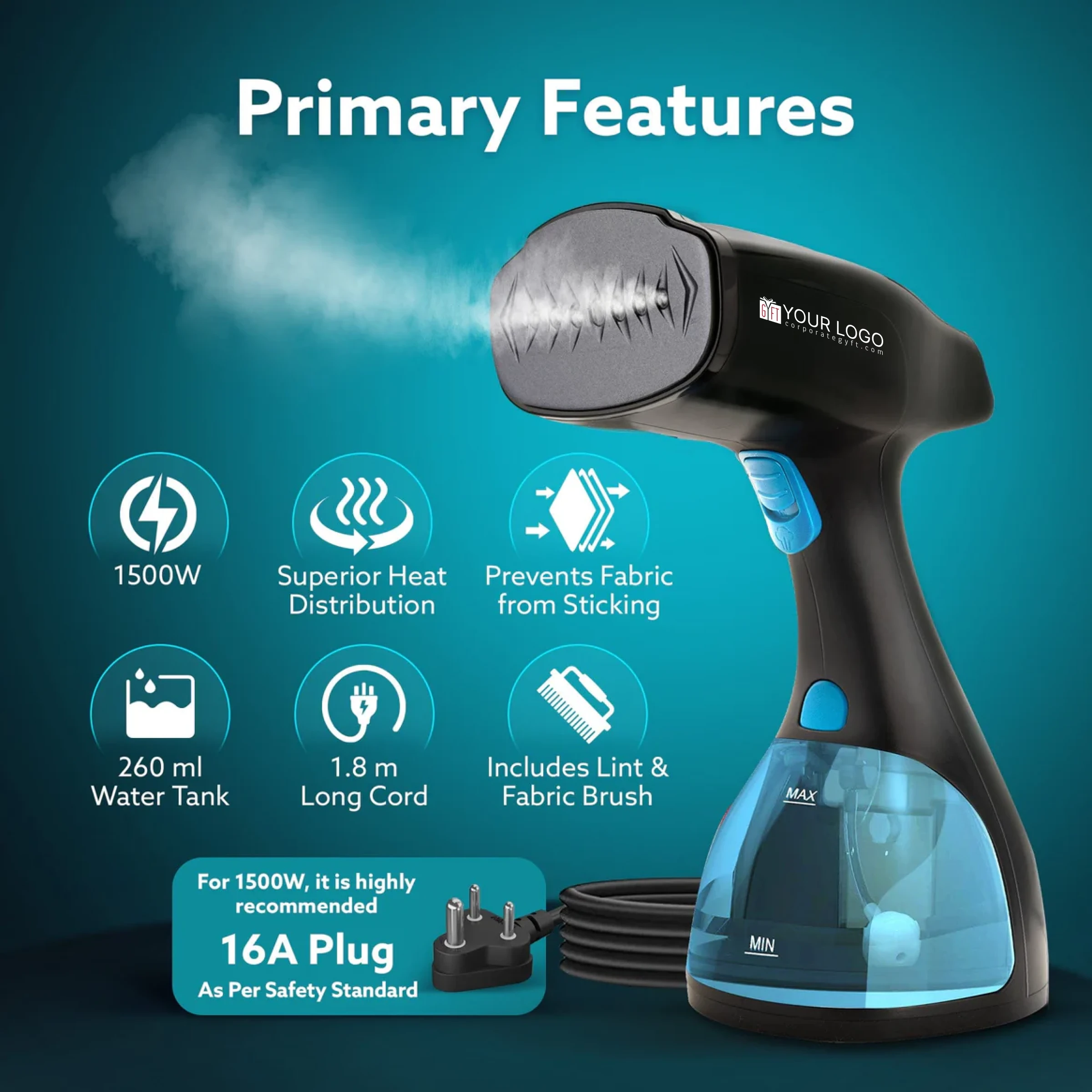 Agaro Signify Handheld Garment Steamer Buy Agaro Signify Handheld Garment Steamer in bulk for Corporate Gifting | Corporate Gyft