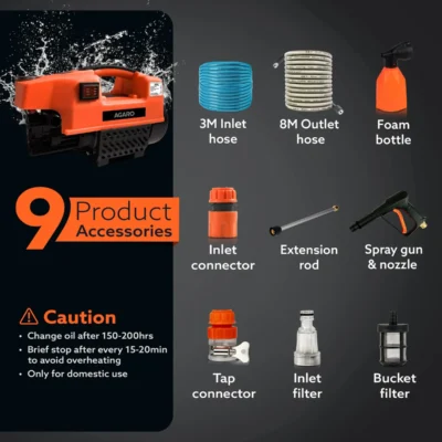 Buy Agaro Supreme High Pressure Car Washer 1800W in bulk for Corporate Gifting | Corporate Gyft
