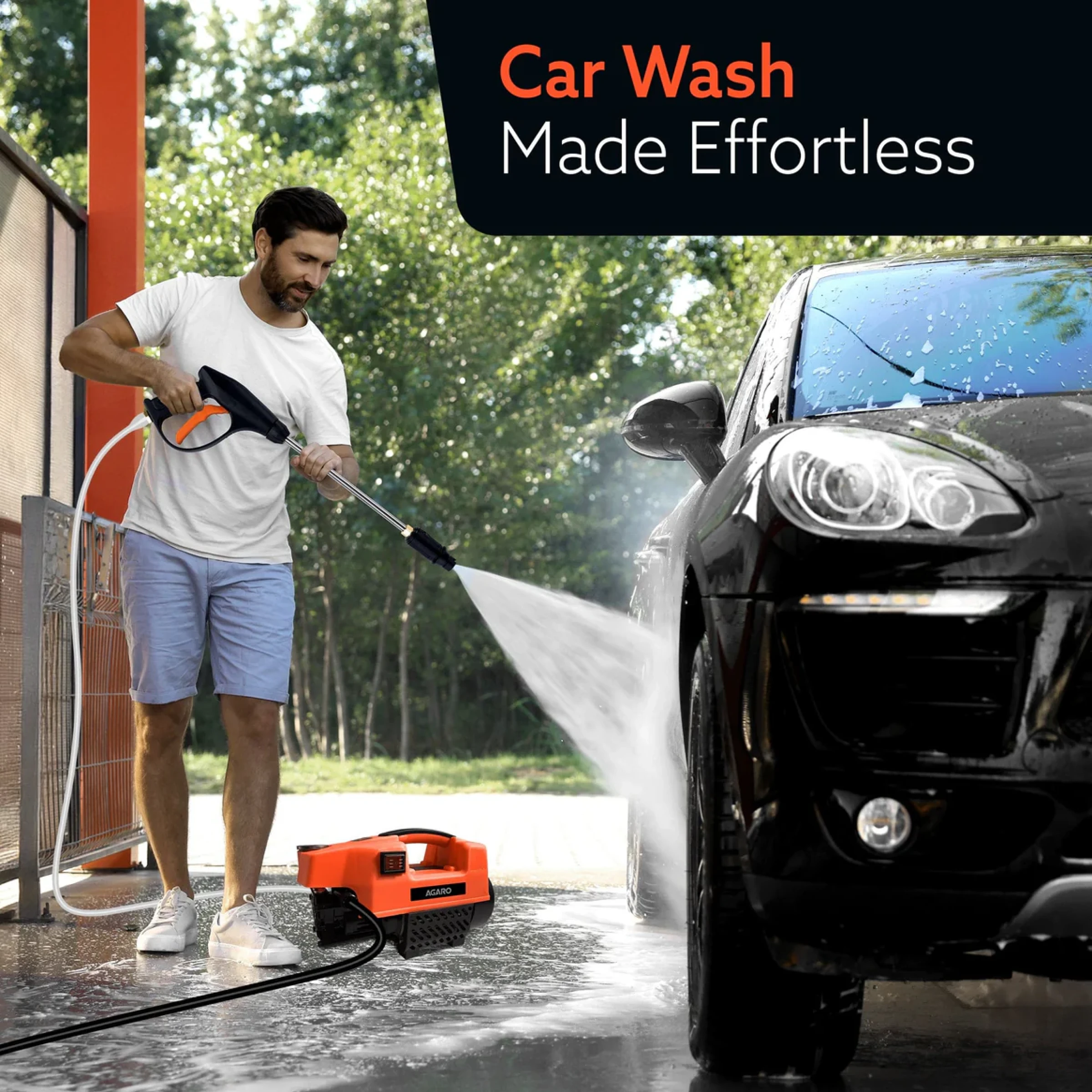 Agaro Supreme High Pressure Car Washer 1800W Buy Agaro Supreme High Pressure Car Washer 1800W in bulk for Corporate Gifting | Corporate Gyft