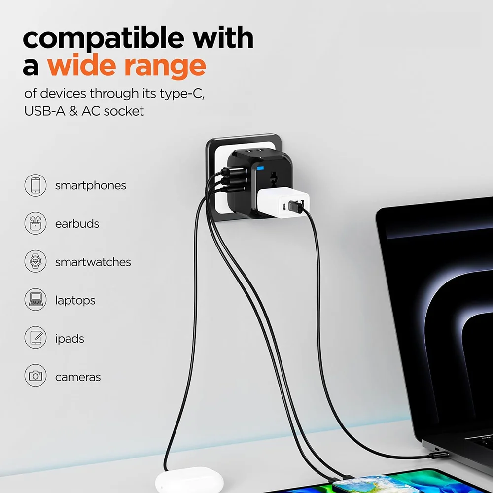 Byte Smart Global Charging Adapter Buy Byte Smart Global Charging Adapter in bulk for Corporate Gifting | Corporate Gyft