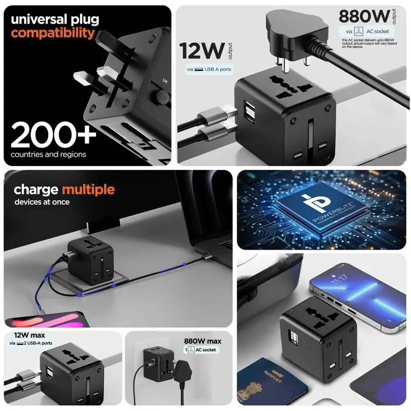 Byte Smart Global Charging Adapter Buy Byte Smart Global Charging Adapter in bulk for Corporate Gifting | Corporate Gyft