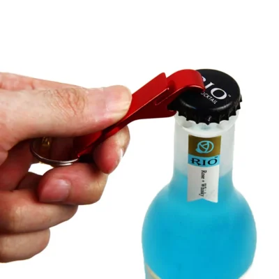 Buy Mini Bottle Opener Keychain - Red in bulk for Corporate Gifting | Corporate Gyft