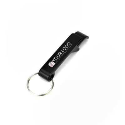 Buy Mini Bottle Opener Keychain - Black in bulk for Corporate Gifting | Corporate Gyft