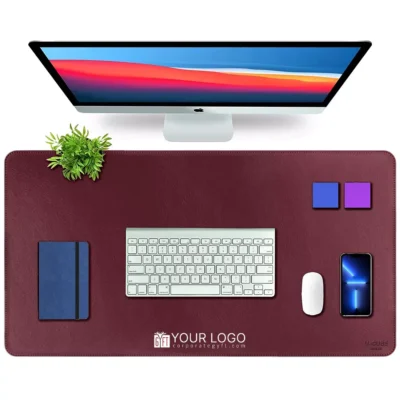 Buy Signature Desk Mat – Maroon in bulk for Corporate Gifting | Corporate Gyft