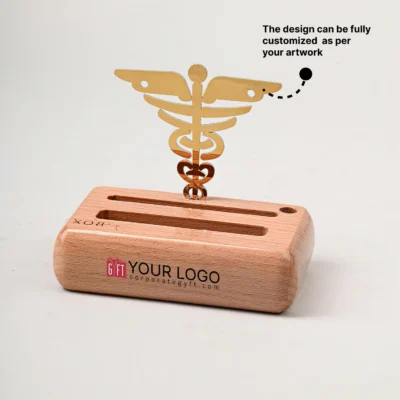 Buy Caduceus Desk Organizer in bulk for Corporate Gifting | Corporate Gyft