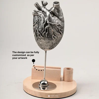 Buy CardioVital Desk Set - Silver in bulk for Corporate Gifting | Corporate Gyft