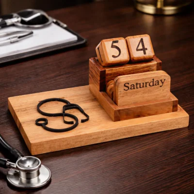 Buy Doctor's Perpetual Desk Calendar in bulk for Corporate Gifting | Corporate Gyft
