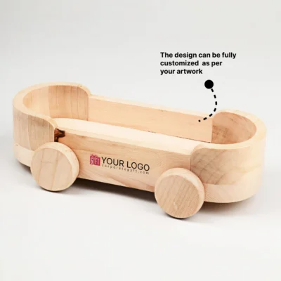 Buy Car Shaped Wooden Card Holder in bulk for Corporate Gifting | Corporate Gyft