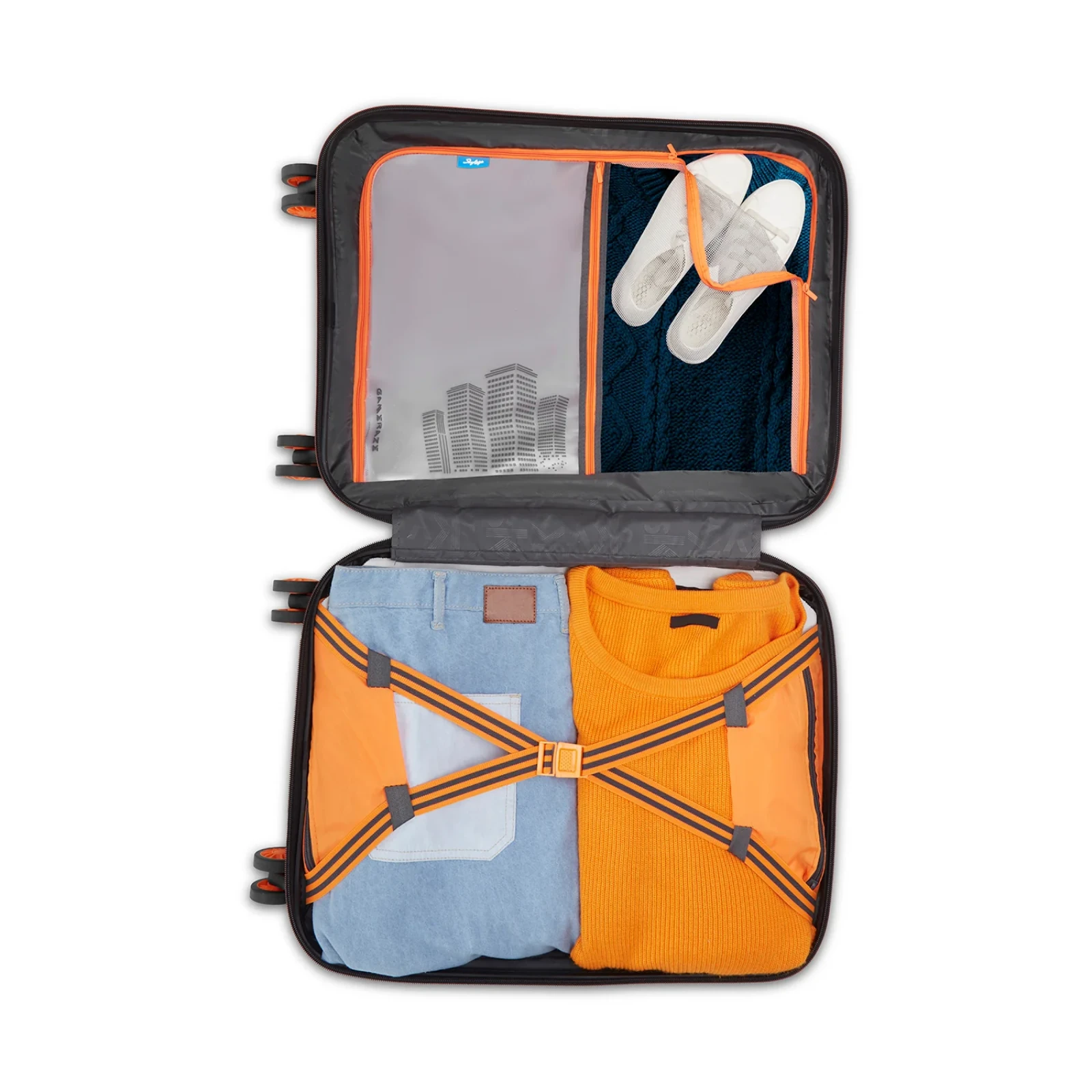 Skybags Cityscape Cabin Strolley - Orange Buy Skybags Cityscape Cabin Strolley - Orange in bulk for Corporate Gifting | Corporate Gyft