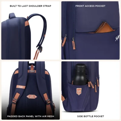 Buy Skybags Galaxy Corporate Bag - Navy Blue in bulk for Corporate Gifting | Corporate Gyft