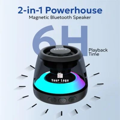 Buy Tempt Pocket Bluetooth Speaker - Black in bulk for Corporate Gifting | Corporate Gyft