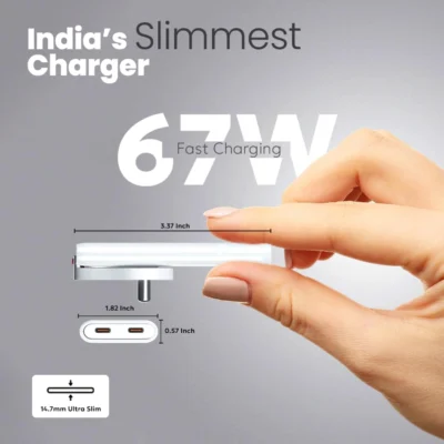 Buy Tempt Elite Travel X Slim 67W Fast Charger in bulk for Corporate Gifting | Corporate Gyft