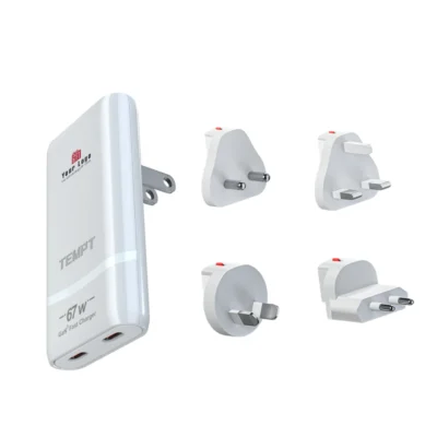 Buy Tempt Elite Globe Slim 67W GaN Charger in bulk for Corporate Gifting | Corporate Gyft