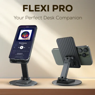 Buy Tempt Adjustable Mobile Stand – Black in bulk for Corporate Gifting | Corporate Gyft