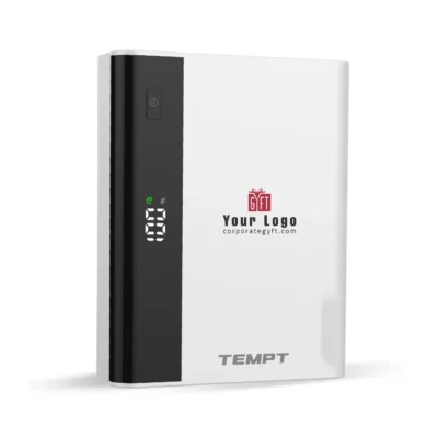 Buy Tempt Slim Power Bank – White in bulk for Corporate Gifting | Corporate Gyft