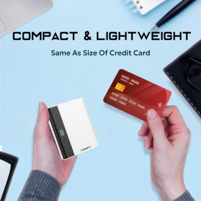 Buy Tempt Slim Power Bank – White in bulk for Corporate Gifting | Corporate Gyft