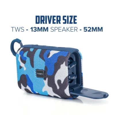 Buy Tempt Dual Mode Speaker - Army Blue in bulk for Corporate Gifting | Corporate Gyft