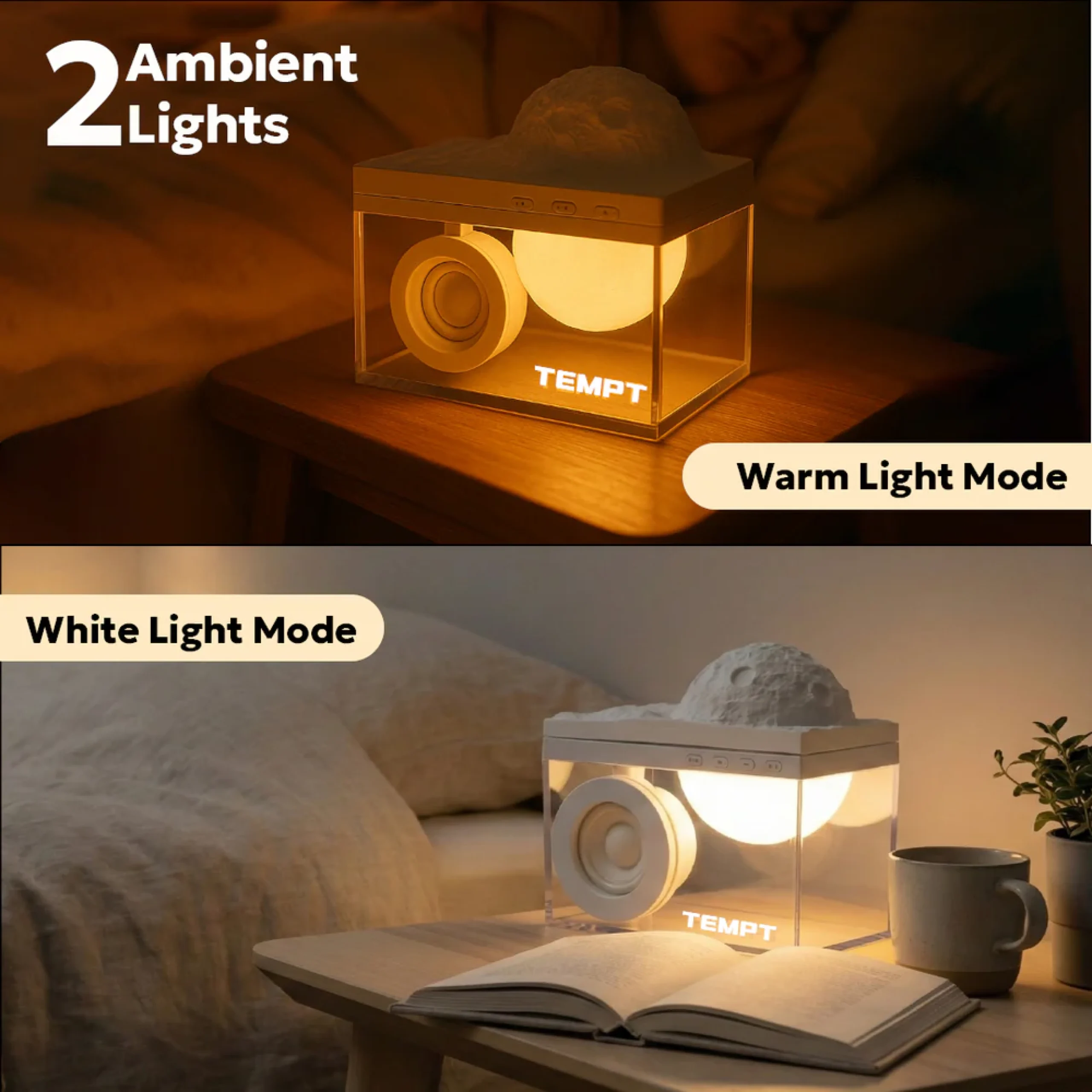 Tempt Lunar Bluetooth Speaker Buy Tempt Lunar Bluetooth Speaker in bulk for Corporate Gifting | Corporate Gyft