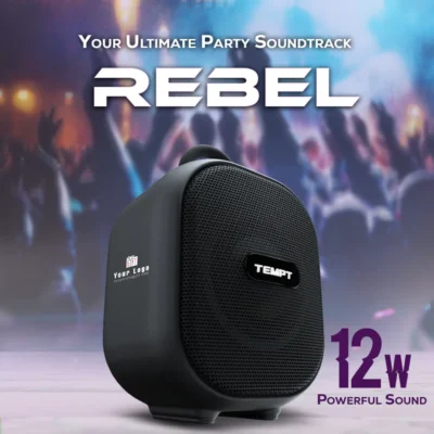 Buy Tempt RGB Bluetooth Speaker - Black in bulk for Corporate Gifting | Corporate Gyft