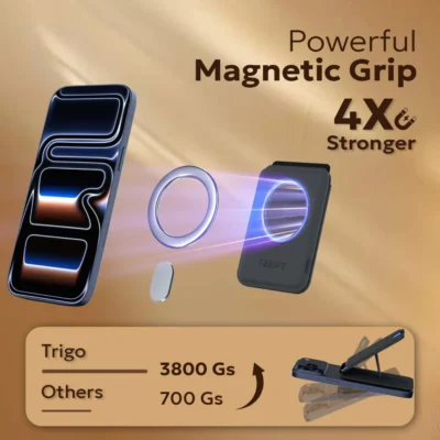Buy Tempt Mag Safe Wallet Charger - Black in bulk for Corporate Gifting | Corporate Gyft