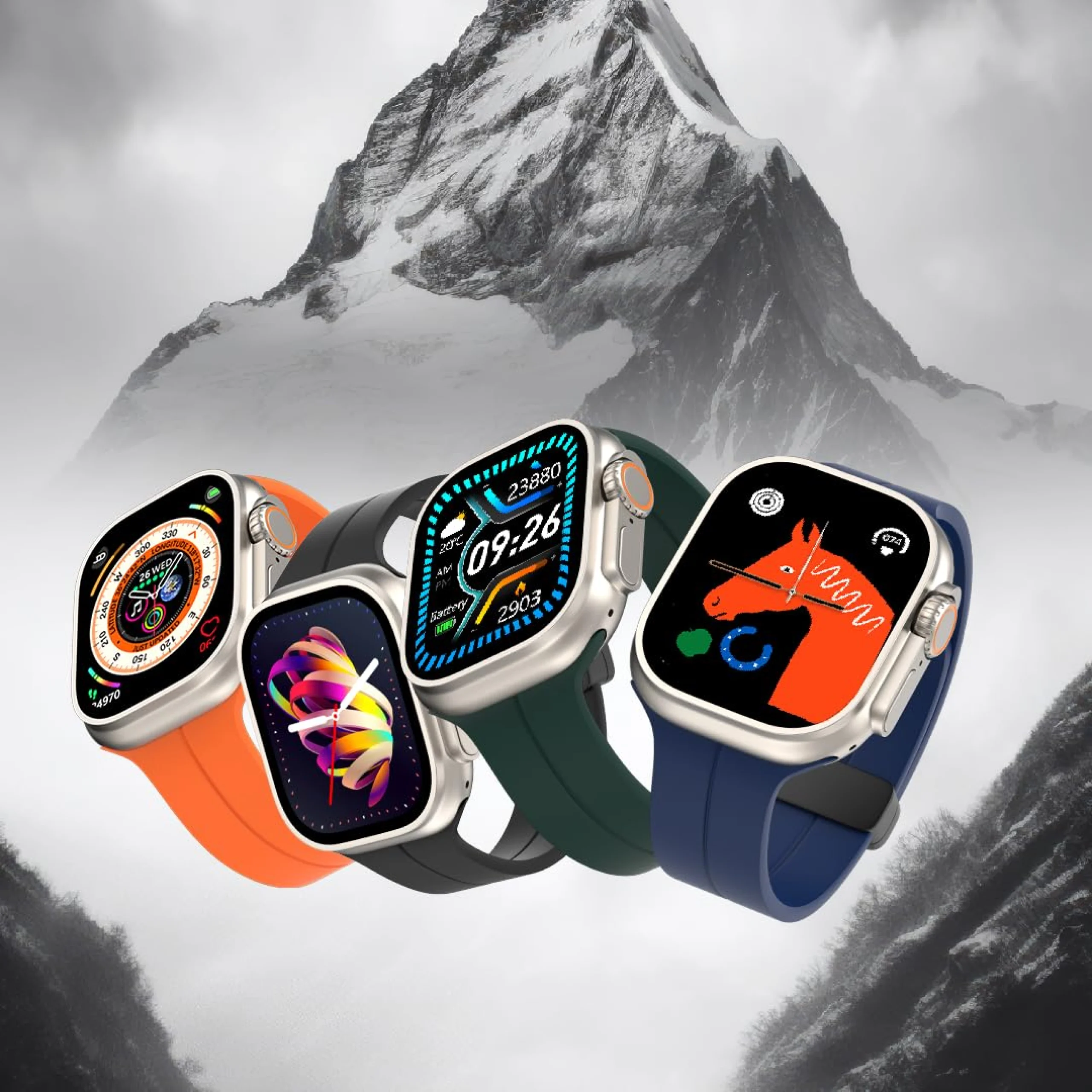 Tempt HD Smartwatch – Blue Buy Tempt HD Smartwatch – Blue in bulk for Corporate Gifting | Corporate Gyft