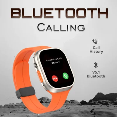 Buy Tempt HD Smartwatch – Orange in bulk for Corporate Gifting | Corporate Gyft