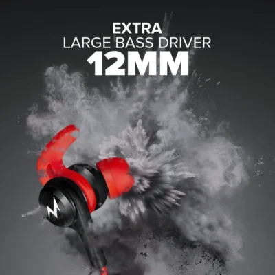 Buy Tempt Wired Earphones – Red in bulk for Corporate Gifting | Corporate Gyft