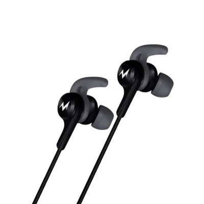 Buy Tempt Wired Earphones – Black in bulk for Corporate Gifting | Corporate Gyft
