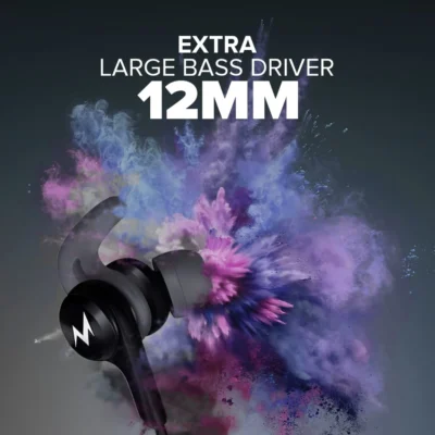 Buy Tempt Wired Earphones – Black in bulk for Corporate Gifting | Corporate Gyft