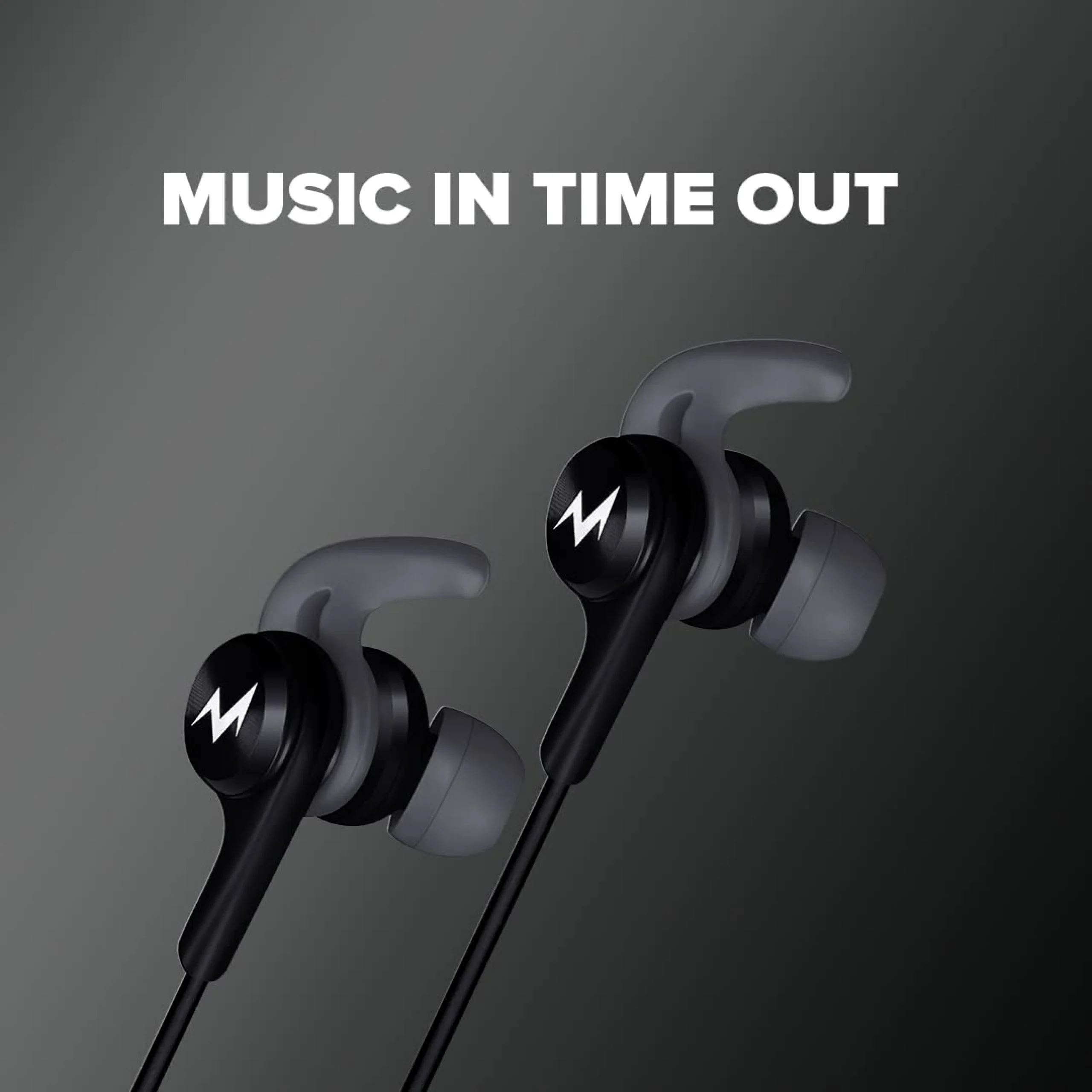 Tempt Wired Earphones – Black Buy Tempt Wired Earphones – Black in bulk for Corporate Gifting | Corporate Gyft