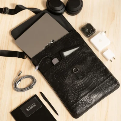 Buy Albert Slim Laptop Sleeve - Black in bulk for Corporate Gifting | Corporate Gyft