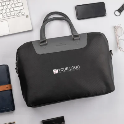 Buy Austin Laptop Bag - Black in bulk for Corporate Gifting | Corporate Gyft