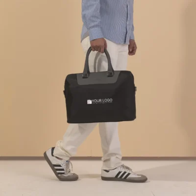 Buy Austin Laptop Bag - Black in bulk for Corporate Gifting | Corporate Gyft