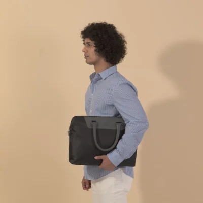 Buy Austin Laptop Bag - Black in bulk for Corporate Gifting | Corporate Gyft