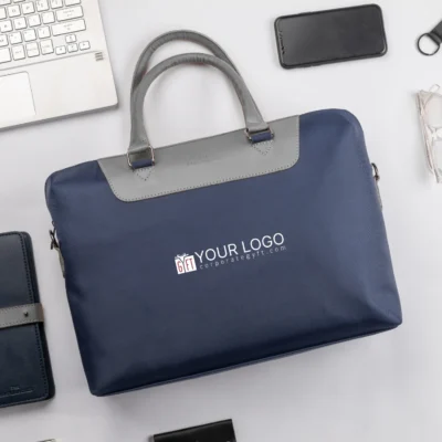 Buy Austin Laptop Bag - Blue in bulk for Corporate Gifting | Corporate Gyft