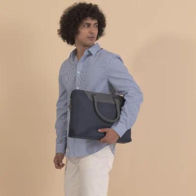 Buy Austin Laptop Bag - Blue in bulk for Corporate Gifting | Corporate Gyft