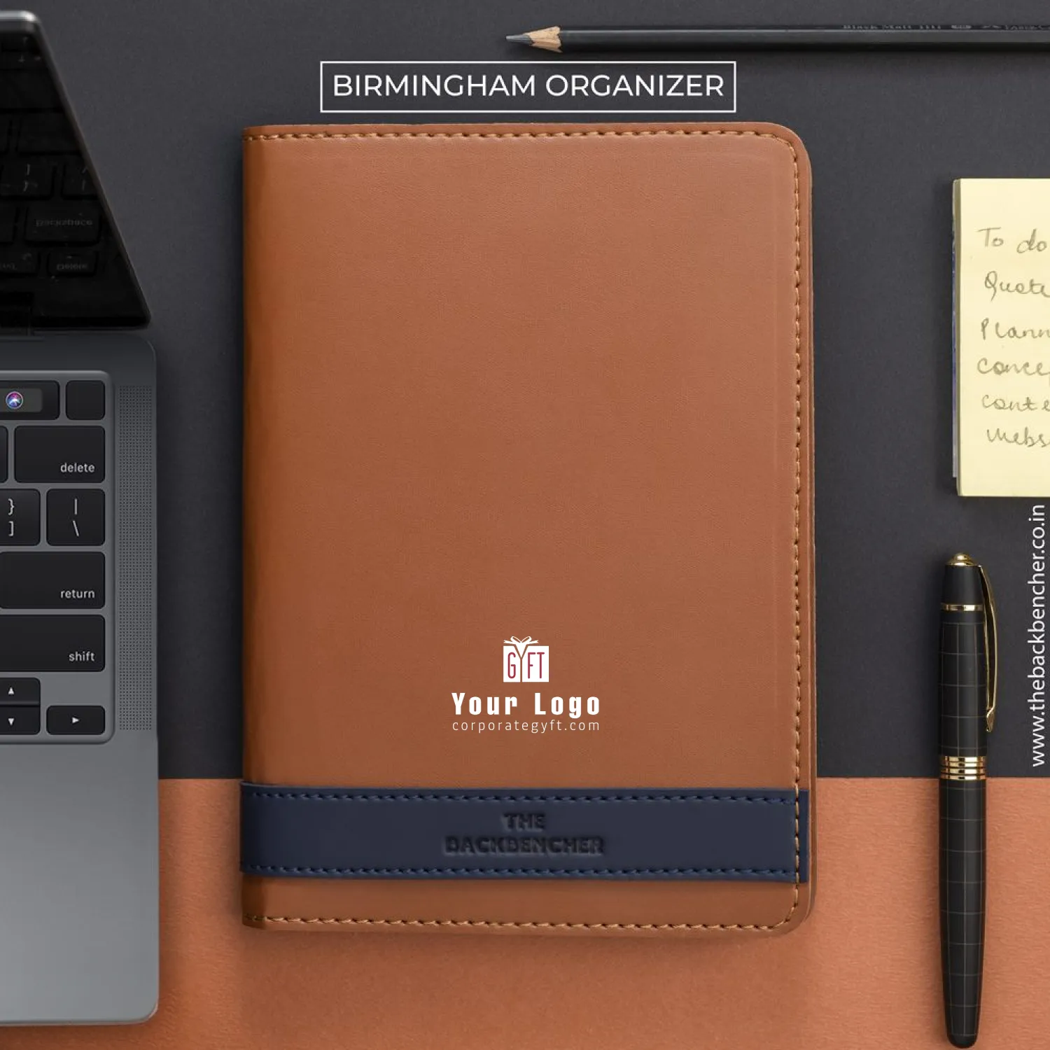 Birmingham Executive Organizer - Brown Buy Birmingham Executive Organizer - Brown in bulk for Corporate Gifting | Corporate Gyft