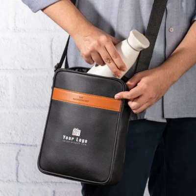 Buy Boston Sling Bag - Black in bulk for Corporate Gifting | Corporate Gyft