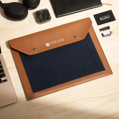 Buy Bruce Laptop Sleeve - Blue in bulk for Corporate Gifting | Corporate Gyft
