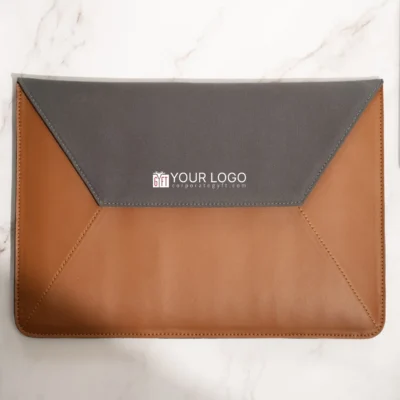 Buy Bryan Minimal Laptop Sleeve - Brown in bulk for Corporate Gifting | Corporate Gyft