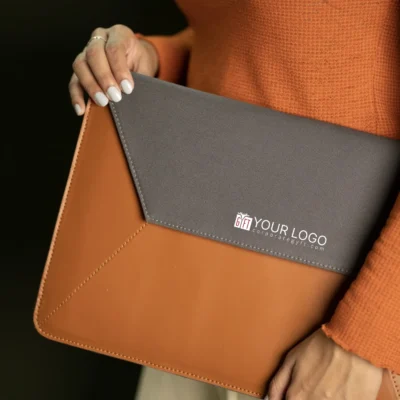 Buy Bryan Minimal Laptop Sleeve - Brown in bulk for Corporate Gifting | Corporate Gyft