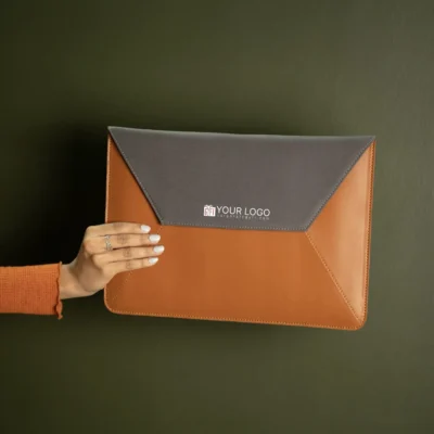 Buy Bryan Minimal Laptop Sleeve - Brown in bulk for Corporate Gifting | Corporate Gyft